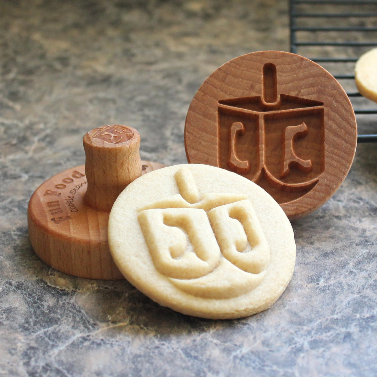 Fun Food Tools, Wood Cookie Stamp, 2.5 Inch (Chartres Cathedral CS-056)