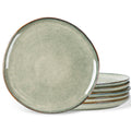 AmorArc Ceramic Dinner Plates Set of 6, 10.5 Inch Stoneware Plates Set