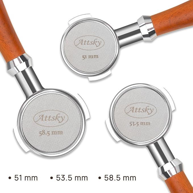 51mm Espresso Puck Screen, Espresso Filter for 51mm Portafilter Filter Basket, Reusable Espresso Screen with 1.7mm Thickness 150μm 316 Stainless Steel