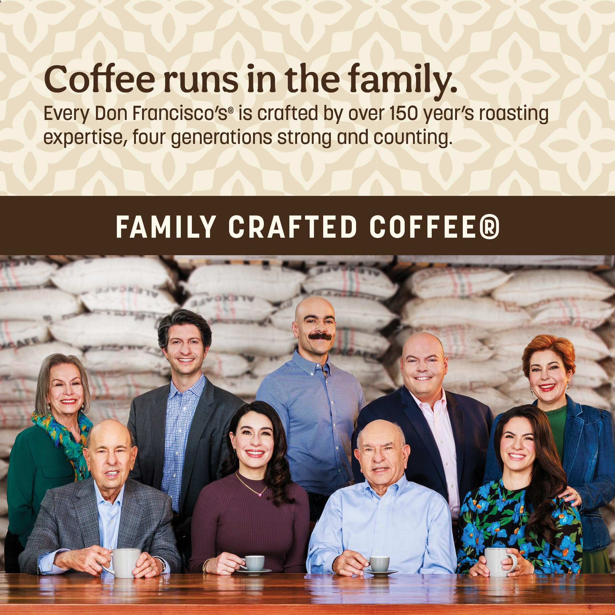 Don Francisco's 100% Colombia Supremo Whole Bean, Medium Roast, 20 OZ Bag