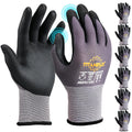 TitanFlex Work Gloves, MicroFoam Nitrile Coated, Seamless Knit Nylon