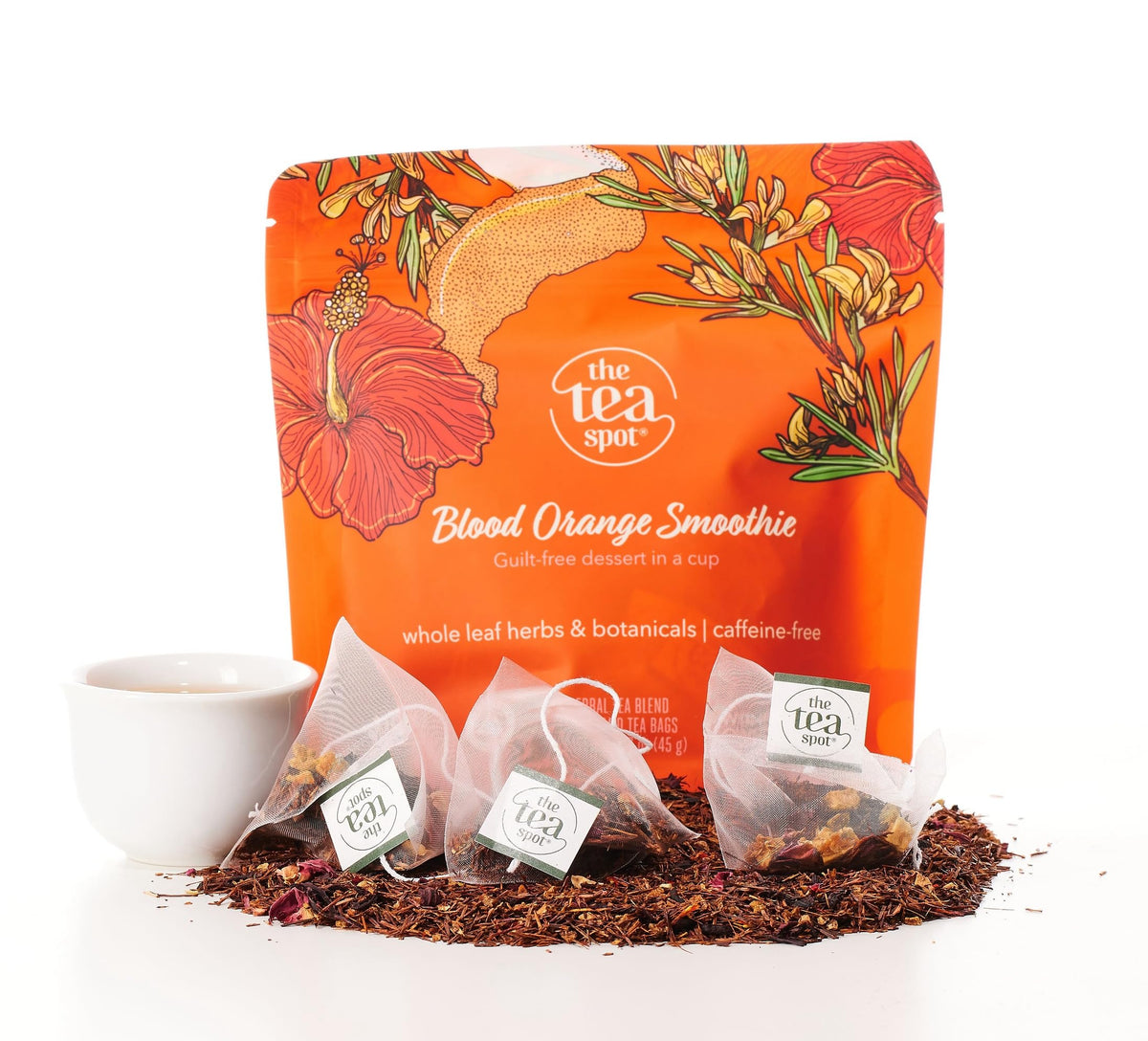 The Tea Spot Organic Keep Fit Green Tea with Yerba Mate and Matcha for Metabolic Support | Blend of Green Tea, Matcha, Yerba Mate, Rooibos, Lemongrass and Lemon Flavor | Caffeine-Free 15 Tea Bags