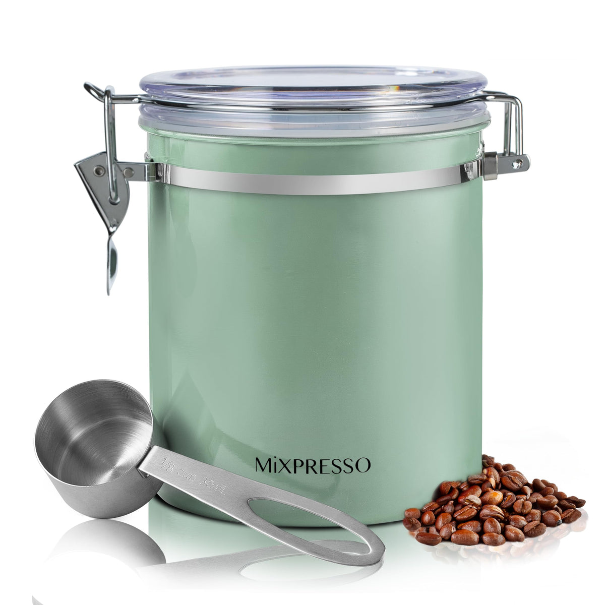 Mixpresso Coffee Canister, Airtight Coffee Bean Storage Container 16oz