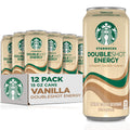 Starbucks Doubleshot Energy Drink Coffee Beverage, Vanilla, Iced Coffee, 15 fl oz Cans (12 Pack)