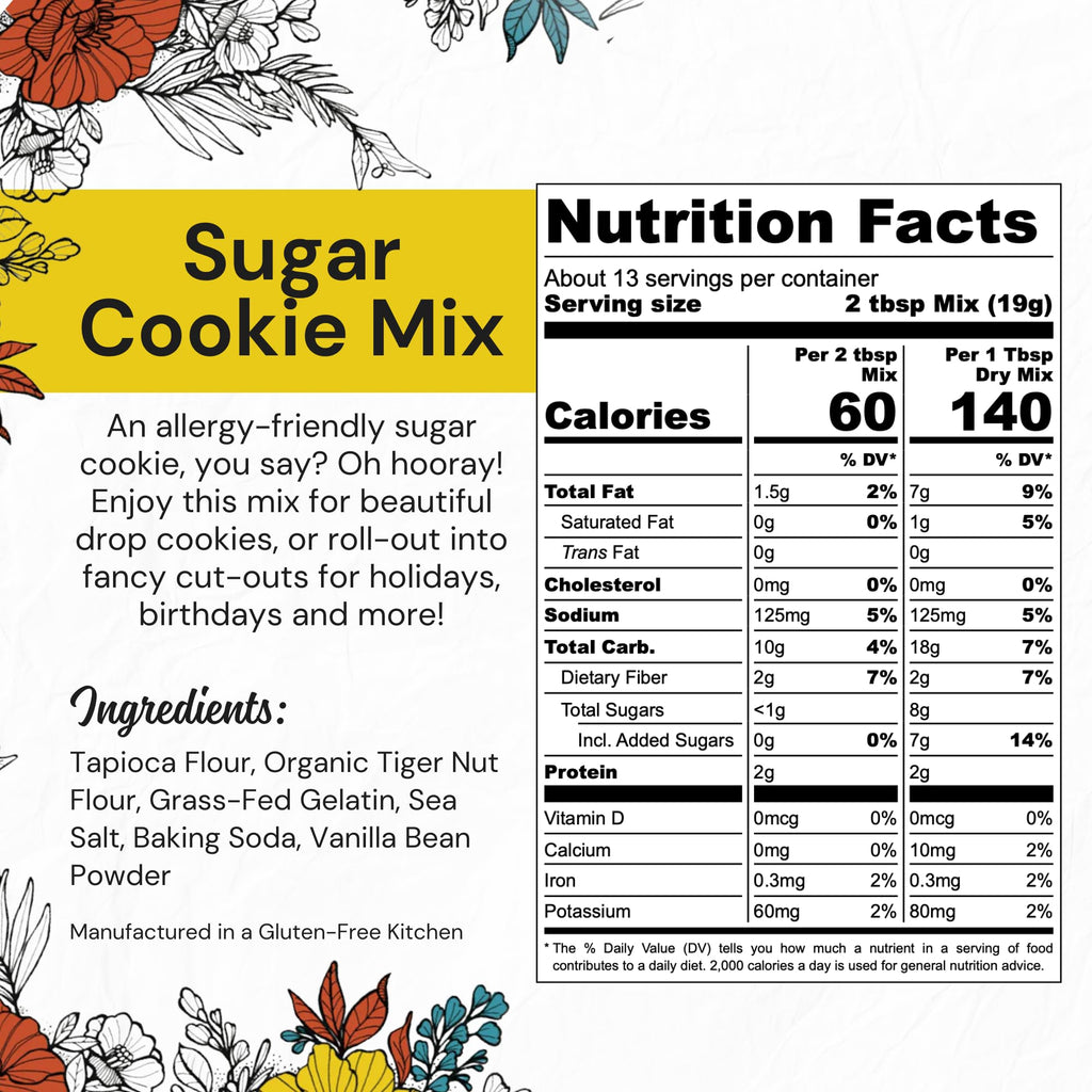 eat G.A.N.G.S.T.E.R. Allergy-Friendly Sugar Cookie Mix