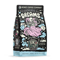 Bones Coffee Company Cookies 'N Dreams Cookies and Cream Flavored Coffee, Medium Roast Low Acid Arabica Beans Compatible with Auto drip and French Press Coffee Maker, 12 Oz Ground