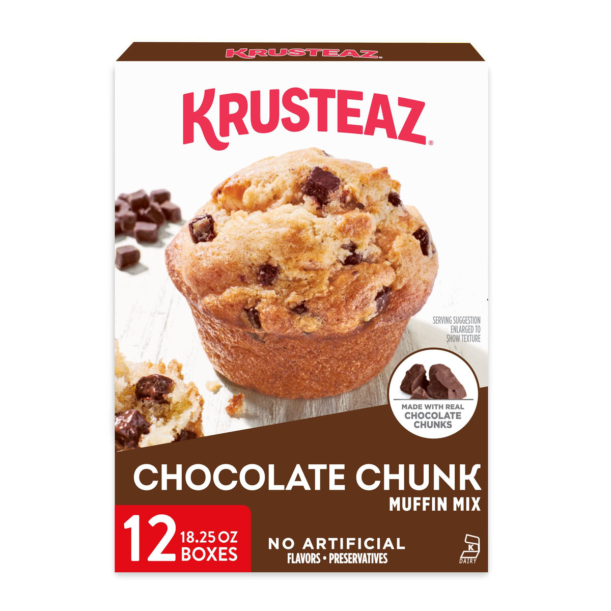 Krusteaz Gluten Free Chocolate Cake Mix, No Artificial Flavors, Colors, or Preservatives, 18 Ounce(Pack of 4)