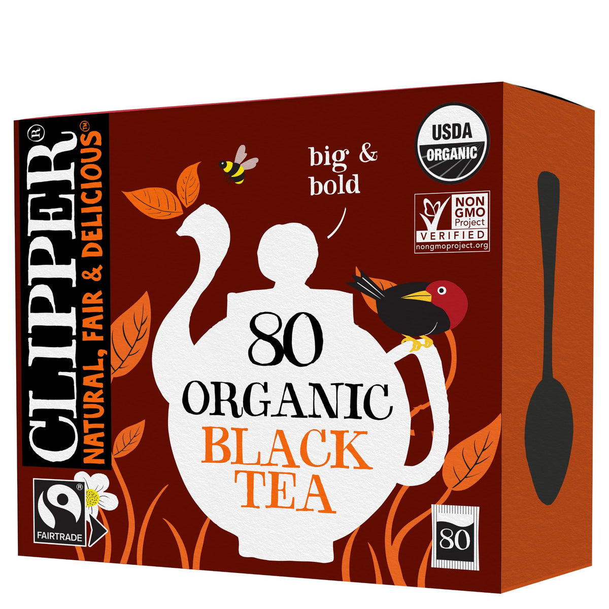 Clipper Organic English Breakfast Tea, 4 pack / 320 Tea Bags