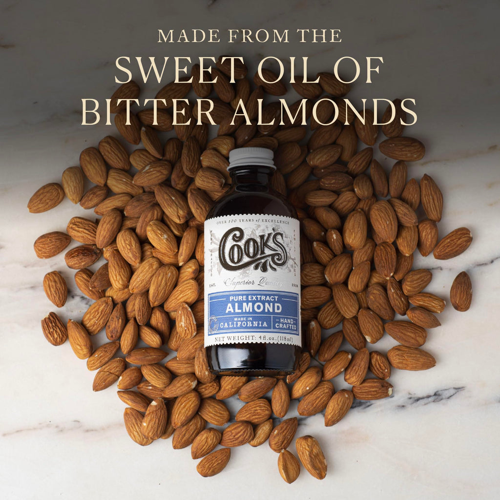 Cook's Pure Almond Extract for Baking, Allergen-Free, 4 oz