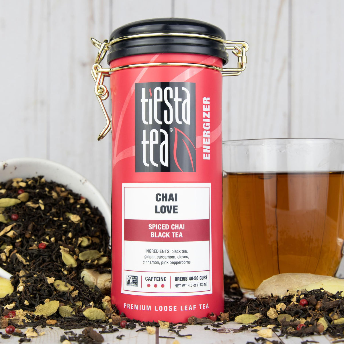 Tiesta Tea - Chai Love, Loose Leaf, Spiced Chai Black Tea, Premium Blend