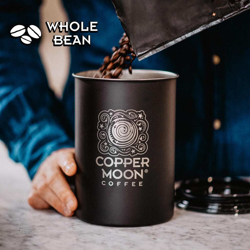 Copper Moon Whole Bean Coffee, Medium Roast, Hazelnut & Cream Blend, 5 lb