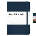 PAPERAGE Graph Paper Journal Notebook, (Navy), 160 Pages, Medium 5.6 in x 8 in - 100 GSM Thick Paper – Hardcover Grid Notebook for Work or School