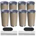 UIRZOTN 20oz Travel Coffee Tumbler, Insulated Travel Mug, Pink 12 Pack