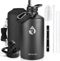 RAYMYLO One Gallon Water Bottle Insulated 128 oz, Stainless Steel