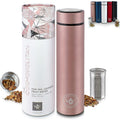 Teabloom - The ORIGINAL All-Brew Travel Tumbler & Thermos | OPRAH’s Favorite | 16oz/480ml Insulated Water Bottle/Tea Flask/Cold Brew Coffee Mug