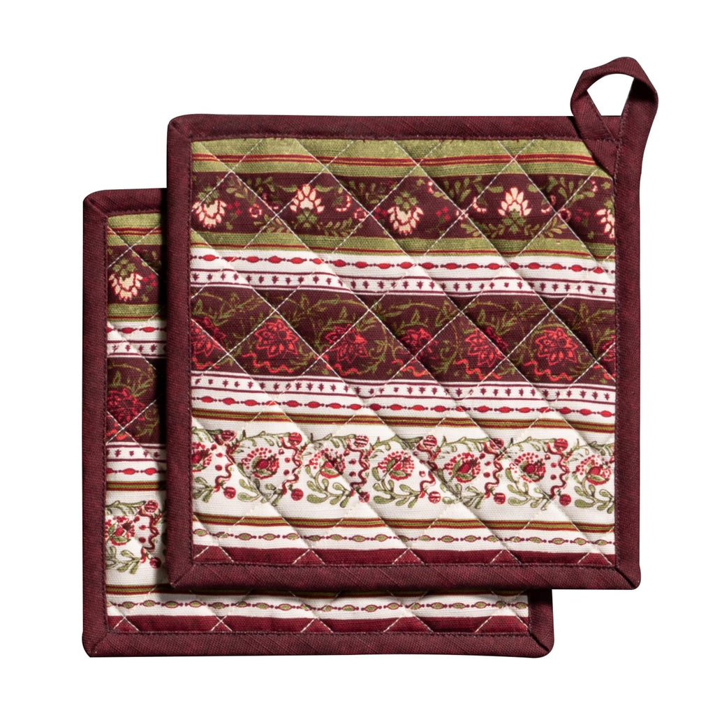 Maison d' Hermine Pot Holders 100% Cotton Potholders (8" x 8", Pack of 2)