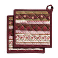 Maison d' Hermine Pot Holders 100% Cotton Potholders (8" x 8", Pack of 2)