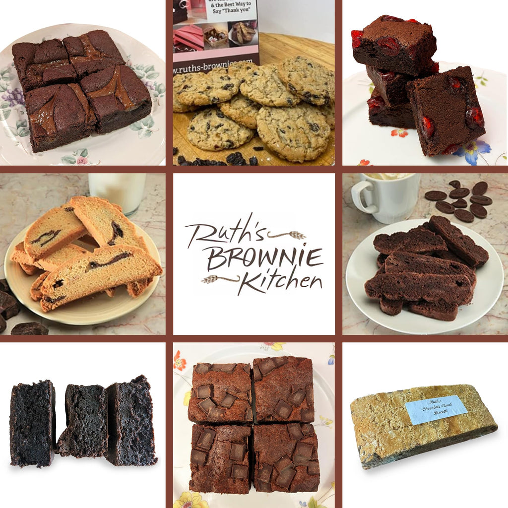 Ruth’s Classic Cake Style Brownies Birthday Box 2 Dozen – Gourmet Baked Treats | Delicious Gift with The Finest Ingredients | Guaranteed to Arrive Fresh