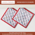 Maison d' Hermine Pot Holders 100% Cotton Potholders (8" x 8", Pack of 2)