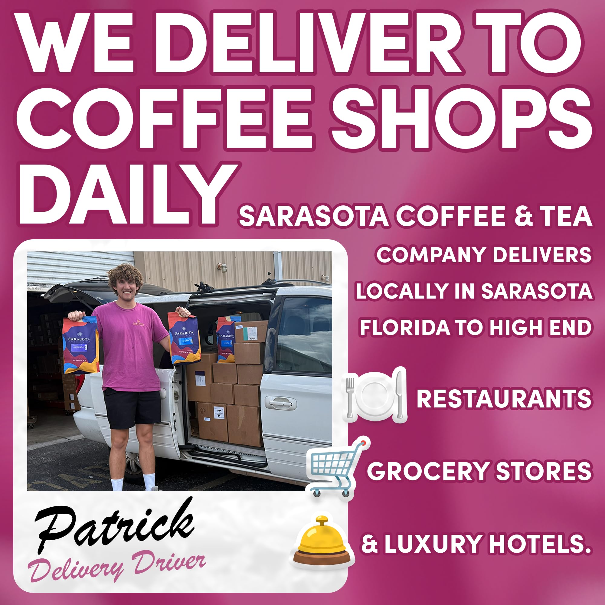 Sarasota Coffee 1905 Cold Brew Coffee Bags | Sweet Cream Jamaican Me Crazy | Blonde-Medium Roast | Smooth & Low Acid | Ground Filter Packs | Cold Brew Kit Makes 14 Cups | Creamy Vanilla & Caramel Notes