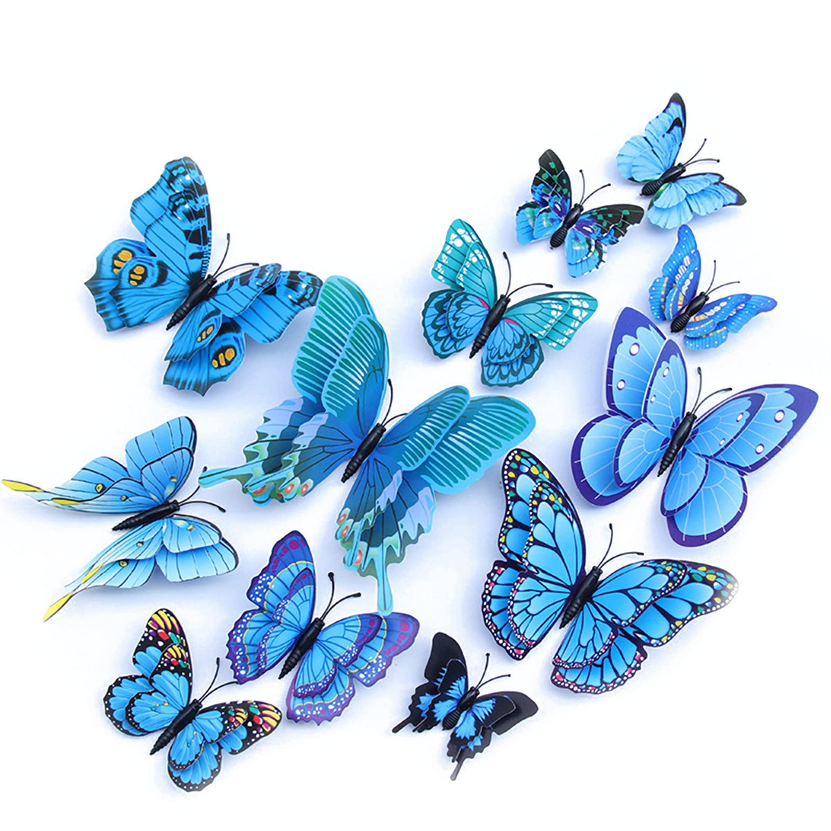 OPSEAM 3D Butterfly Wall Decor Butterfly Decorations Stickers with Magnets