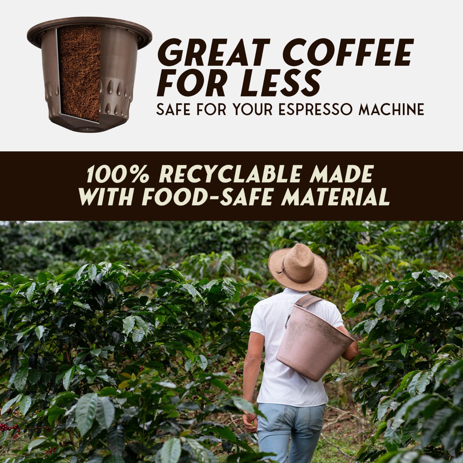 Nespresso Compatible Coffee Pods 100ct Dark Roast Forte | Espresso Italia