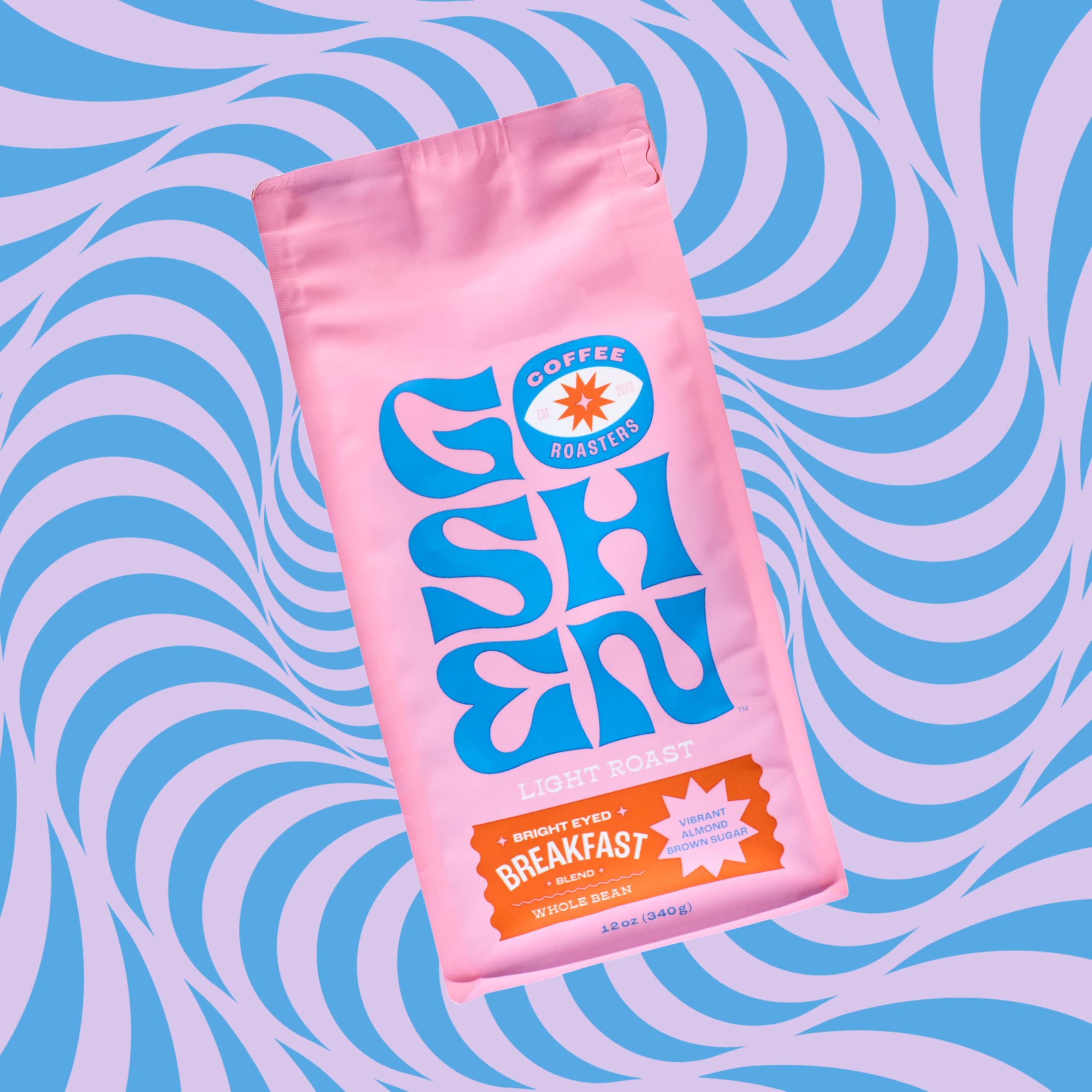 Goshen Coffee Roasters Bright Eyed Breakfast, Light Roast 12oz Whole Bean