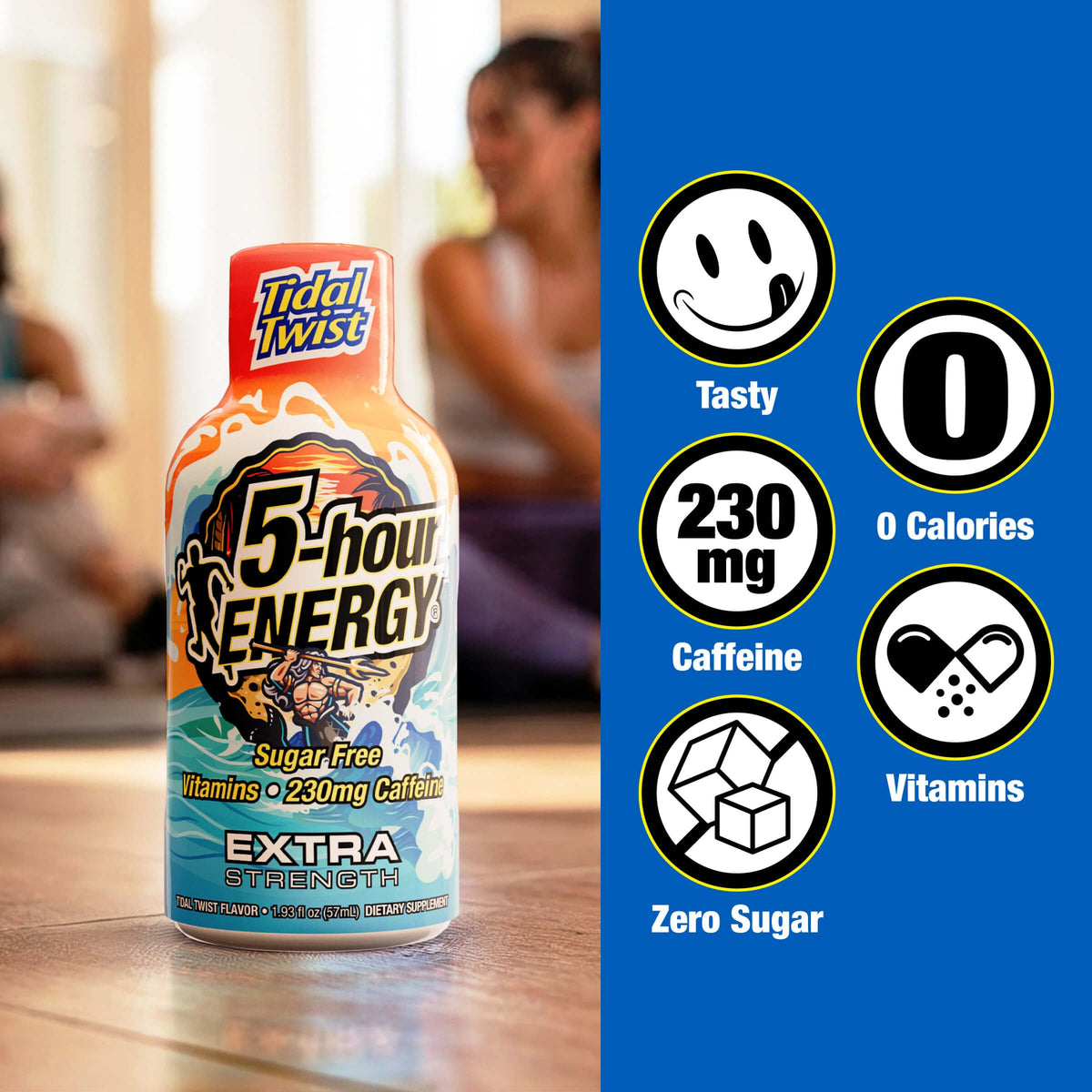 5-hour ENERGY TIDAL TWIST Flavor, 30 Count, Extra Strength Energy Shot