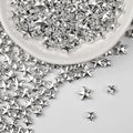 Silver Sprinkles for Cake Decorating, Star Candy Sugar, Mix Size, 150g/5.29oz, Food Grade, Cake Decoration, Cupcake Topper, Holiday, Party, Wedding Party, Birthday, Easter, Christmas Supplies