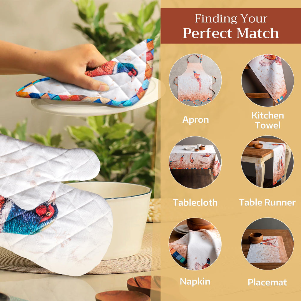 Maison d' Hermine Pot Holders 100% Cotton Potholders (8" x 8", Pack of 2)