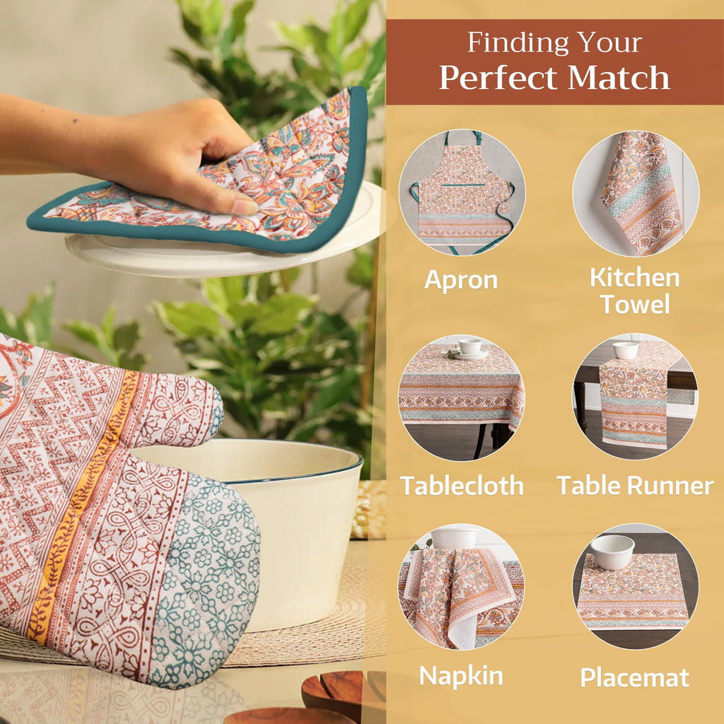 Maison d' Hermine Pot Holders 100% Cotton Potholders (8" x 8", Pack of 1)