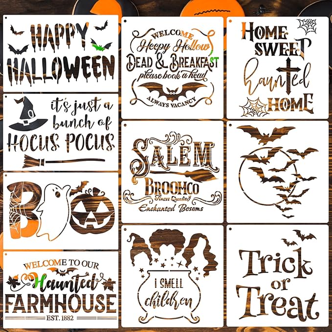 Christmas Stencils for Windows Large Christmas Stencils for Crafts Reusable
