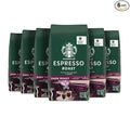 Starbucks Whole Bean Coffee, Dark Roast Coffee, Espresso Roast, 100% Arabica, 6 bags (12 oz each)