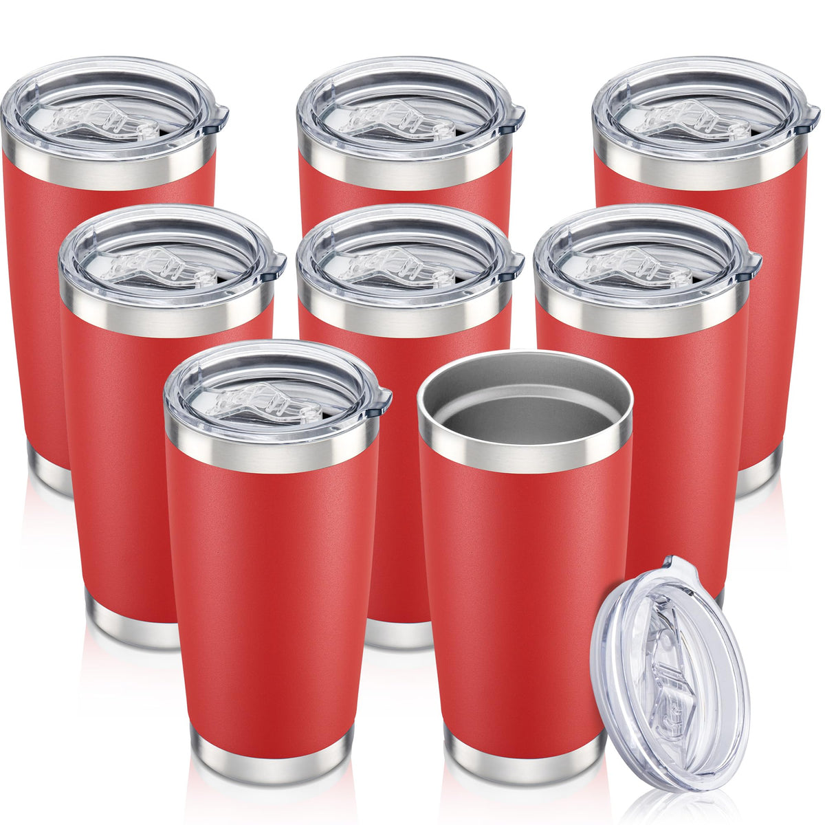 20 oz Tumbler with Lid Stainless Steel Insulated Tumblers Bulk Cups Mug