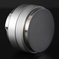 51mm Coffee Distributor and Tamper,Dual Head Coffee Leveler Fits for Delonghi 51mm Portafilter,Professional Espresso Hand Tamper.(Silver)