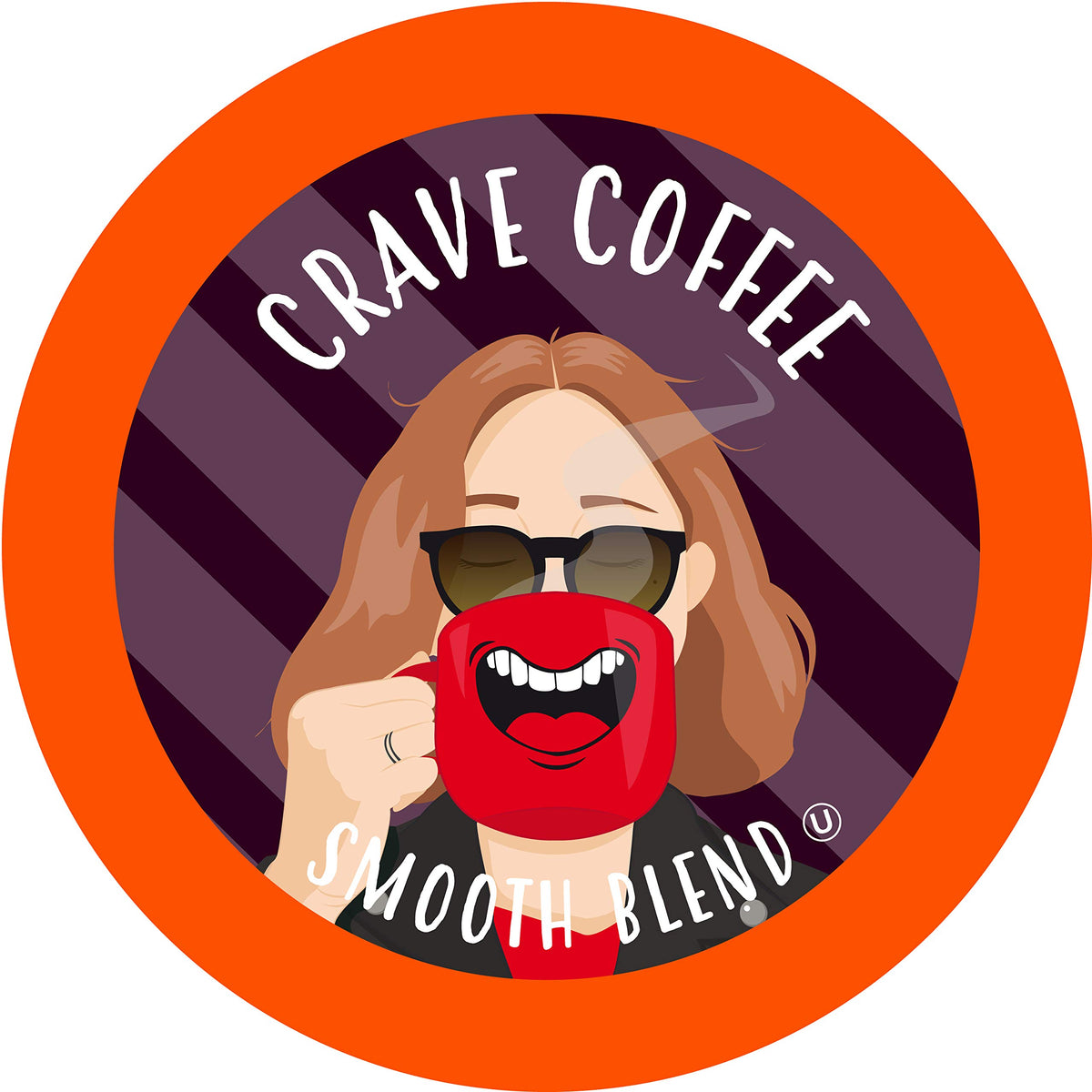 Crave Beverages Flavored Coffee Pods Sampler, Compatible with 2.0 K-Cup Brewers, Assorted Variety Pack, 40 Count (Pack of 1)