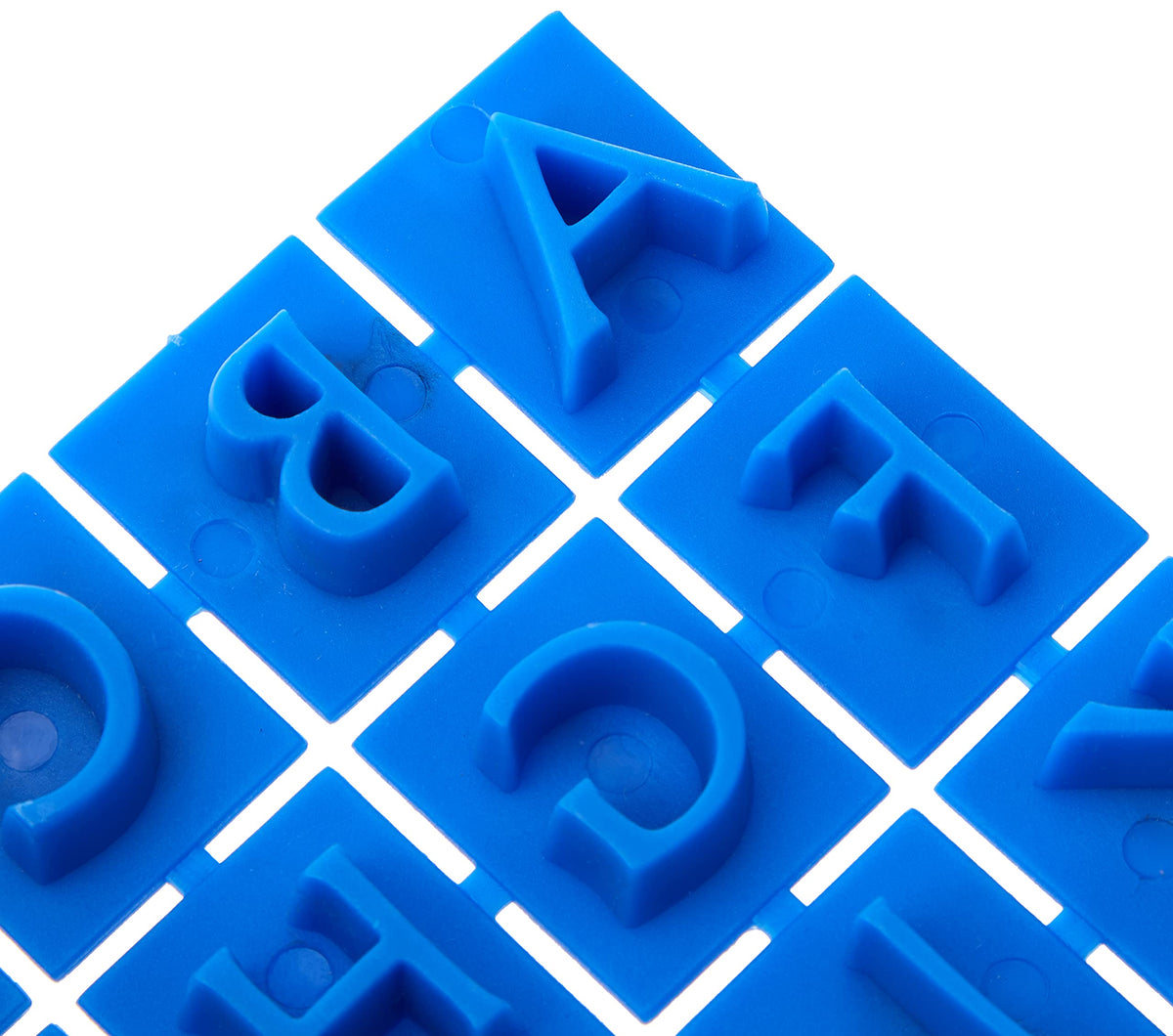 Midwest Products Traditional Letters and Numbers Stepping Stone Stamps (905-20510)