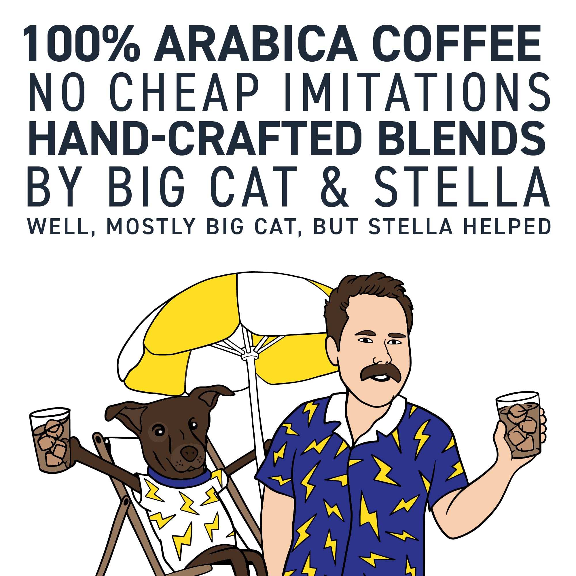 Cold Brew Coffee Bags, Electric Avenue Blend, Dark Roast, Ground Coffee