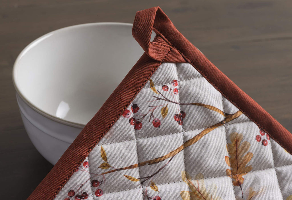 Maison d' Hermine Pot Holders 100% Cotton Potholders (8" x 8", Pack of 2)