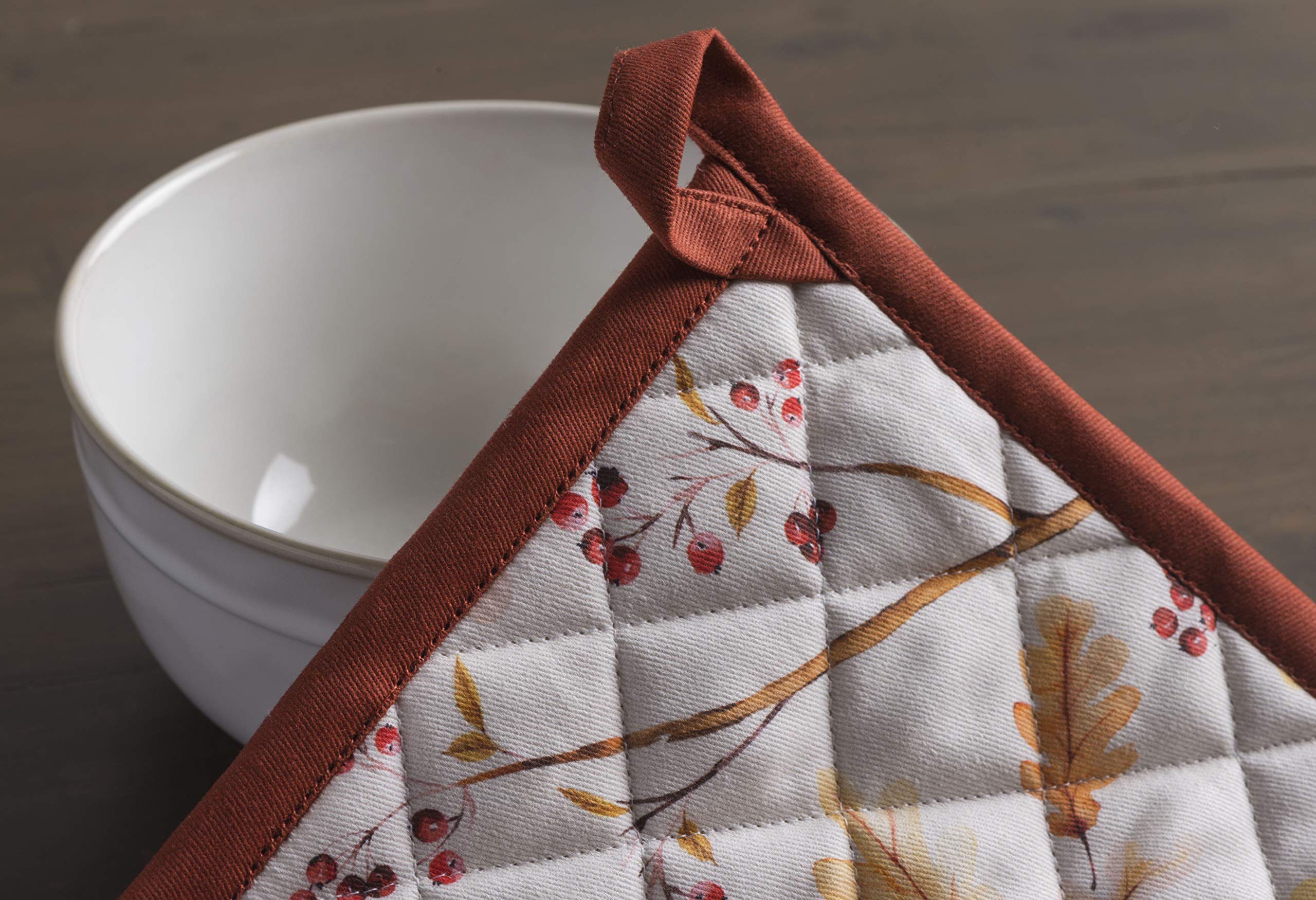 Maison d' Hermine Pot Holders 100% Cotton Potholders (8" x 8", Pack of 2)