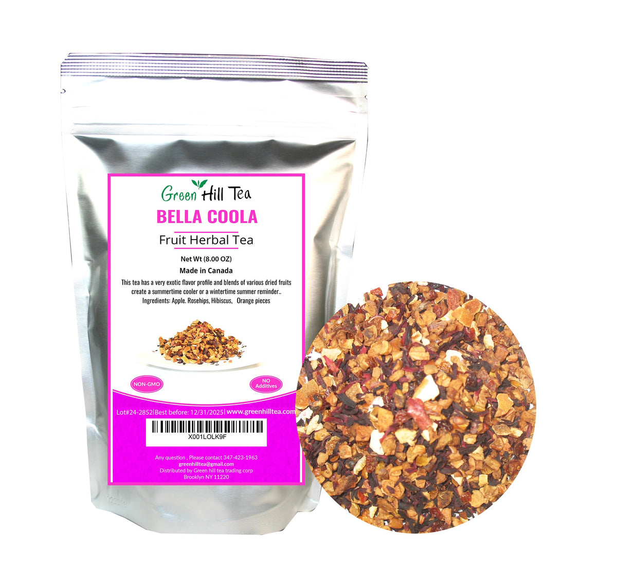 GreenhillTea Aged puerh tea Yunnan Pu-erh – Fermented Loose Leaf Tea, Smooth & Earthy Flavor, Pu-erh tea is an excellent, nutrient-rich choice for brewing kombucha, NO GMO, NO Additives, 100% natural 4 oz