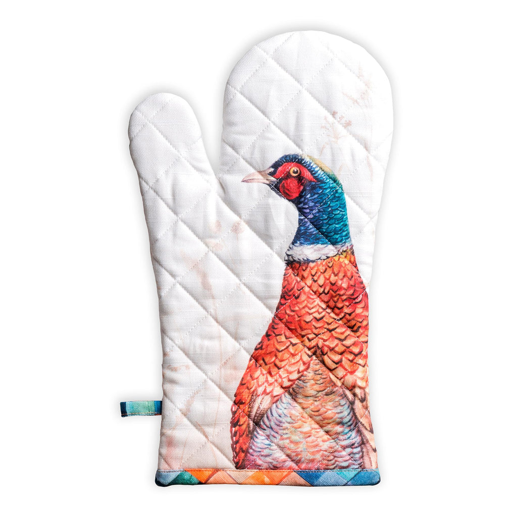 Maison d'Hermine Oven Gloves 100% Cotton Oven Mitt (7" x 13", Pack of 1)