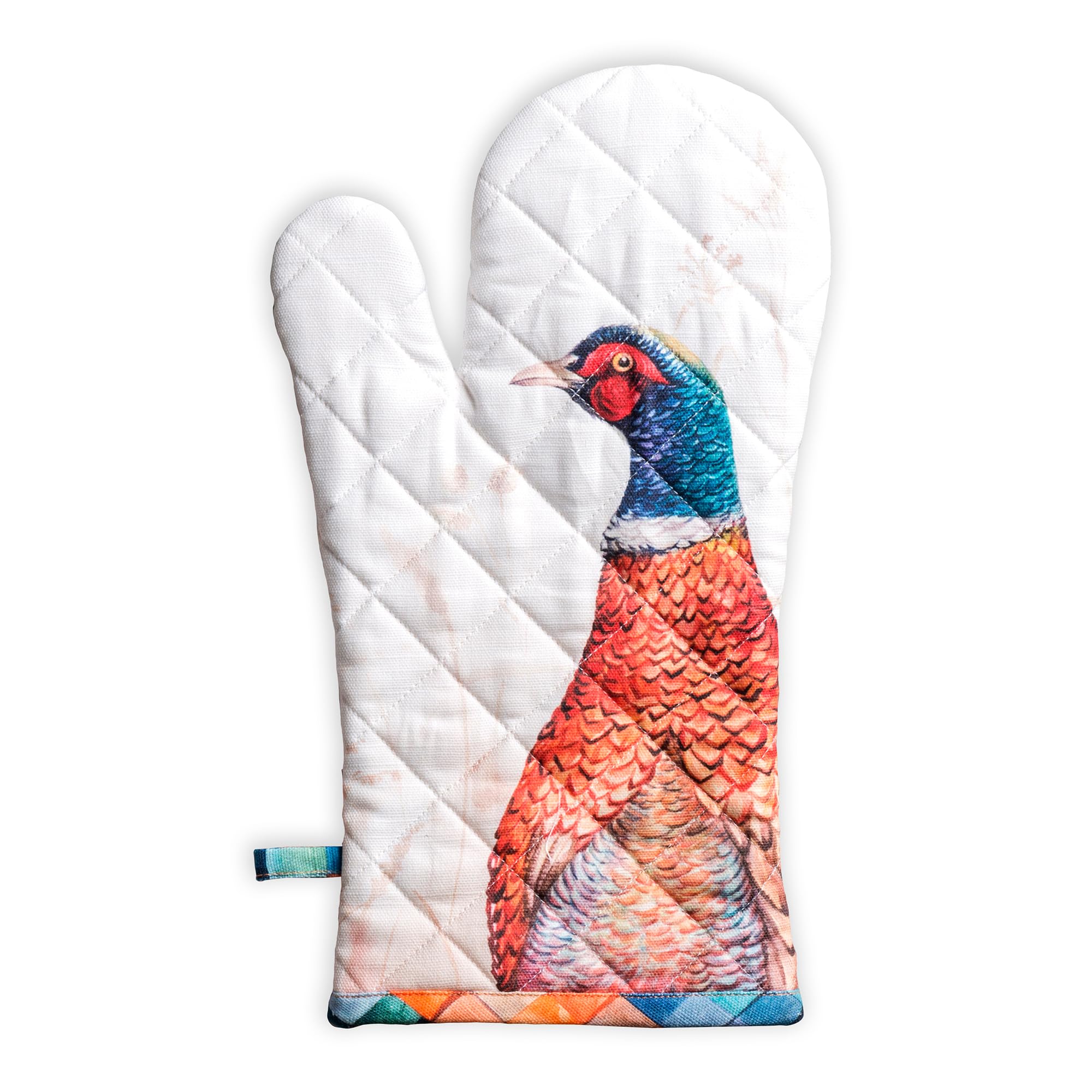 Maison d'Hermine Oven Gloves 100% Cotton Oven Mitt (7" x 13", Pack of 1)