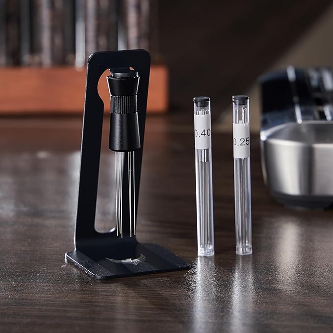 54mm Espresso Bar Accessories – Must-Have Coffee Tools Set with Tamper, Distributor, WDT Stirrer, Dosing Funnel, Puck Screen & Rosewood Organizer | Espresso Machine Accessories Kit