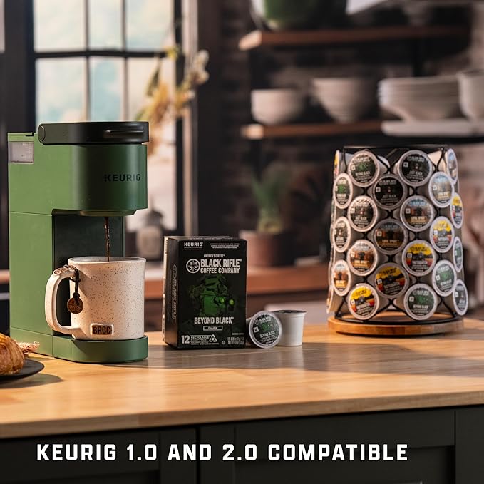 Black Rifle Coffee Company Supply Drop Variety Pack (48 Count of K Cups) - Silencer Smooth, AK Espresso, Just Black, & BeyondBlack KCup Pods - K Cups Coffee Variety Pack