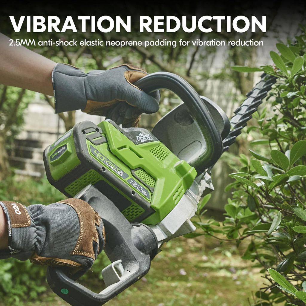 Vgo... 1-Pair Gardening Gloves Men, Safety Work Gloves, Puncture-proof, Thornproof, Touchscreen (Gray,S,SL7475)