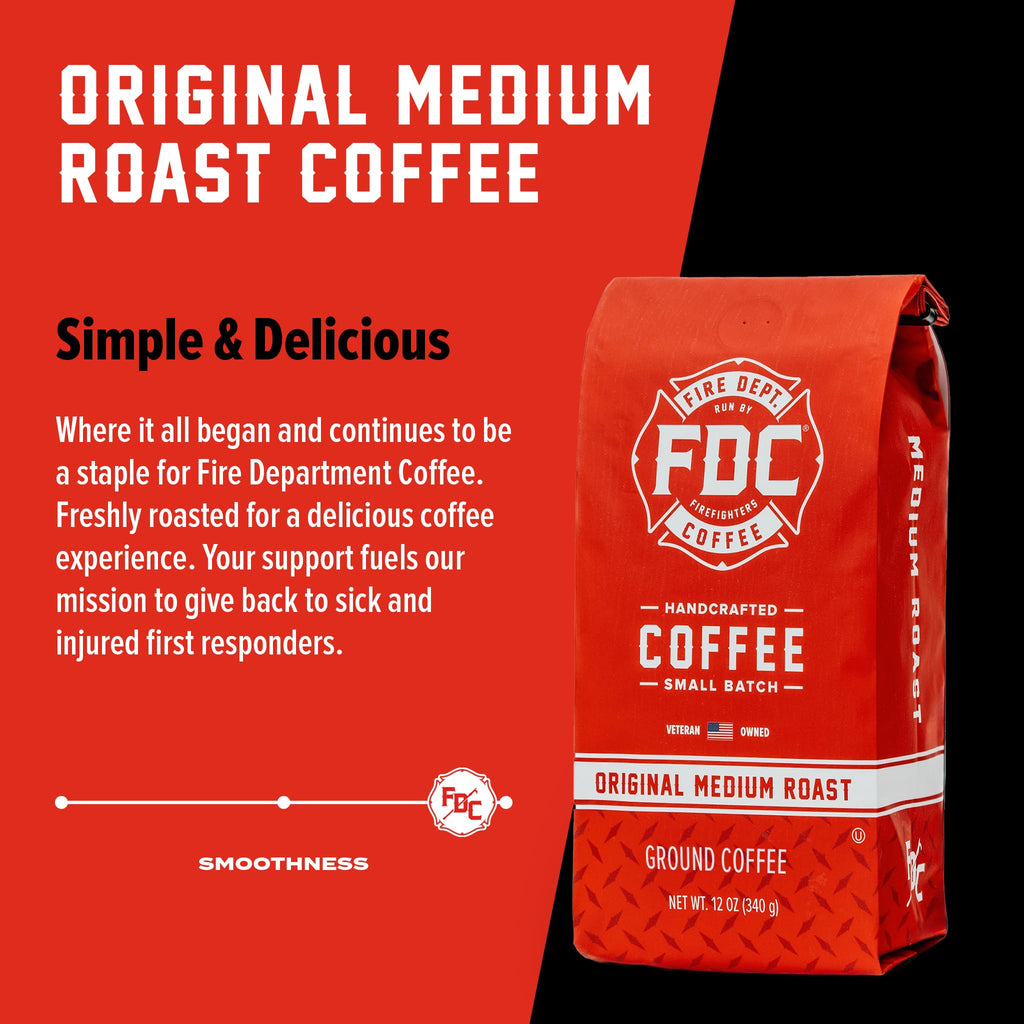 Fire Department Coffee Original Ground Coffee - 12 oz