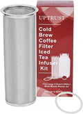 Cold Brew Coffee Maker Filter for 2Quart/64ounce Wide Mouth Mason Jar-Iced Coffee&Tea&Fruit Maker (Jar NOT Included)