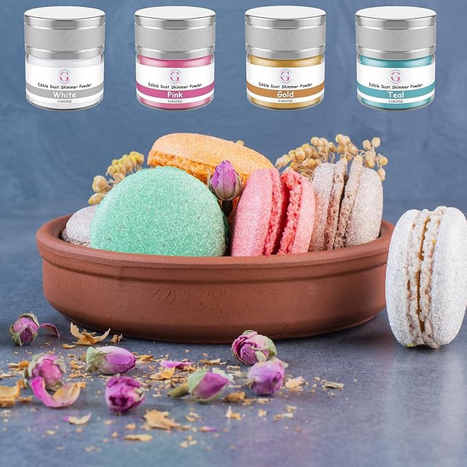 Glitter & Glitz Edible Glitter for Drinks - Premium Drink Glitter Edible Dust for Cocktails, Baking, Brew, Champagne - Luster Dust and Cocktail Glitter - Edible Glitter for Drinks Decoration (Blue, 5Grams)