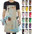 Stenffy Work Aprons, Canvas Apron, Waterproof, Colorful Spots